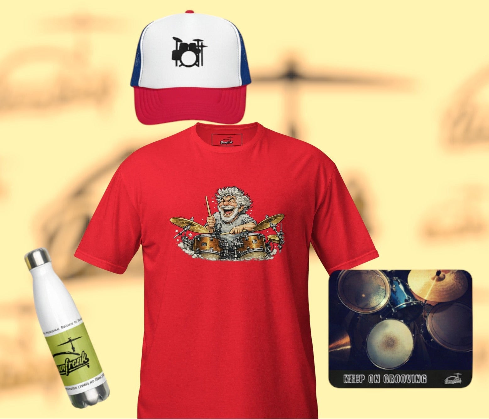 Crazy Drummer Pack - Drumming Apparel & Accessories | Drumfreak